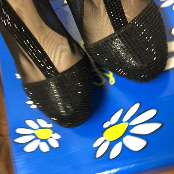 De Blossom,women,shoes,High heel ankle boots,mesh lining,frost black,Sz 7.5.! - Picture 9 of 12